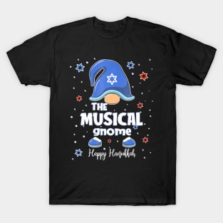 Funny The Musical Gnome Hanukkah Matching Family T-Shirt